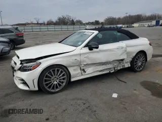 2019 Mercedes-Benz C 43 AMG z VIN WDDWK6EB4KF836501, wystawiony jako Copart lot #49999575 z przebiegiem Nie podano mil oraz Szkoda całkowita • Salvage title. Historia ofert i sprzedaży dostępna na DreamBid. Obrazek 1.