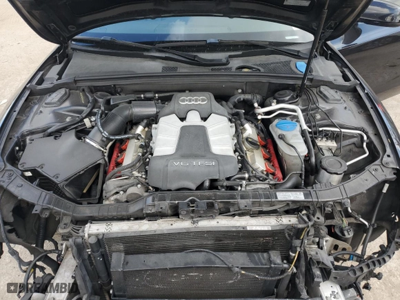 2014 Audi S5 Premium Plus with VIN WAUCGAFR4EA026488, listed as a Copart auction lot 84936804 with 88,025 mi miles and Salvage Title. Bid and sale history available at carsss.com. Image 11.