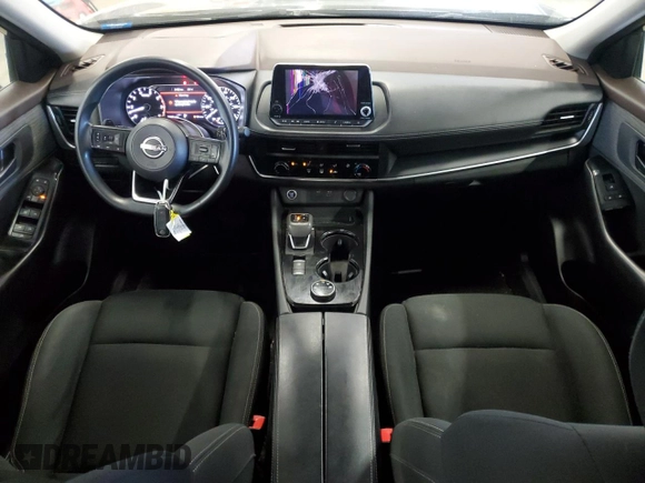 2023 Nissan Rogue S with VIN 5N1BT3AB2PC796286, listed as a Copart auction lot 62011775 with 40,098 mi miles and Salvage title. Bid and sale history available at DreamBid. Image 8.