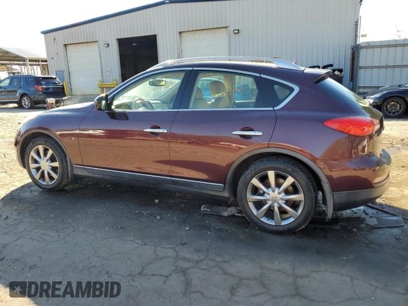 2014 Infiniti QX50 Journey with VIN JN1BJ0HP0EM210222, listed as a Copart auction lot 42376295 with 133,068 mi miles and Salvage Title. Bid and sale history available at carsss.com. Image 2.