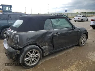 2014 MINI Convertible S with VIN WMWZP3C53ET298154, listed as a Copart auction lot 53971615 with 85,499 mi miles and Salvage title. Bid and sale history available at DreamBid. Image 3.