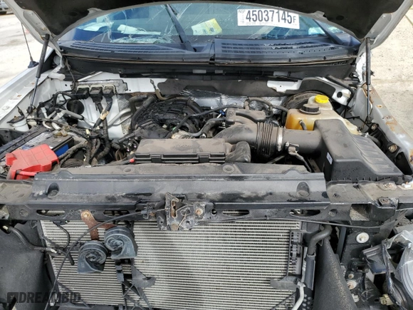 2014 Ford F-150 XL with VIN 1FTMF1CM8EFB74181, listed as a Copart auction lot 45037145 with 53,284 mi miles and Salvage Title. Bid and sale history available at carsss.com. Image 11.
