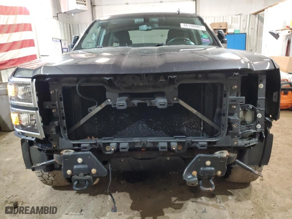 2014 Chevrolet Silverado 1500 LT with VIN 1GCVKREC7EZ236655, listed as a Copart auction lot 48190005 with NaN miles and Salvage Title. Bid and sale history available at carsss.com. Image 5.