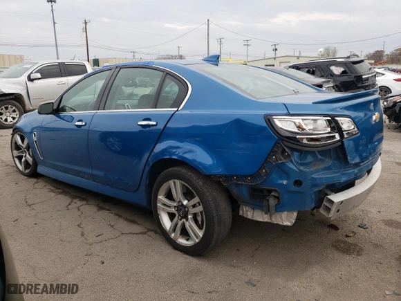 2015 Chevrolet SS with VIN 6G3F15RW4FL103153, listed as a Copart auction lot 76490464 with 0 mi miles and Salvage Title. Bid and sale history available at carsss.com. Image 2.