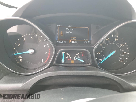 2018 Ford Escape Titanium with VIN 1FMCU9J91JUB44813, listed as a Copart auction lot 59920265 with 63,008 mi miles and Salvage title. Bid and sale history available at DreamBid. Image 9.