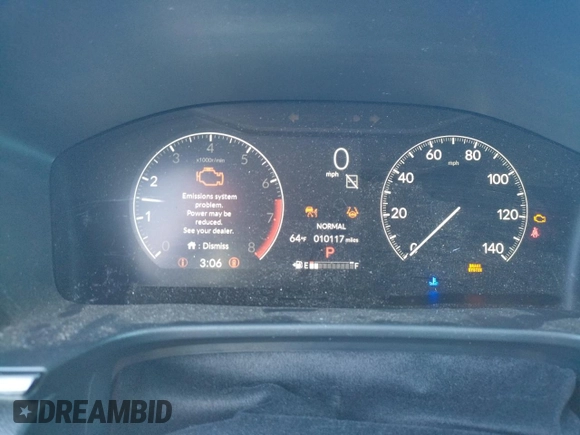 2024 Honda CR-V LX with VIN 5J6RS3H28RL000651, listed as a Copart auction lot 79755844 with 10,117 mi miles and Salvage Title. Bid and sale history available at DreamBid. Image 9.
