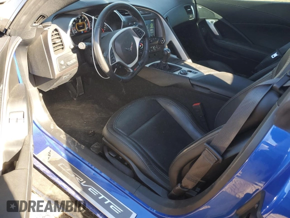 2019 Chevrolet Corvette Z06 2LZ with VIN 1G1YR2D67K5606378, listed as a Copart auction lot 80897994 with 12,754 mi miles and Salvage Title. Bid and sale history available at carsss.com. Image 8.