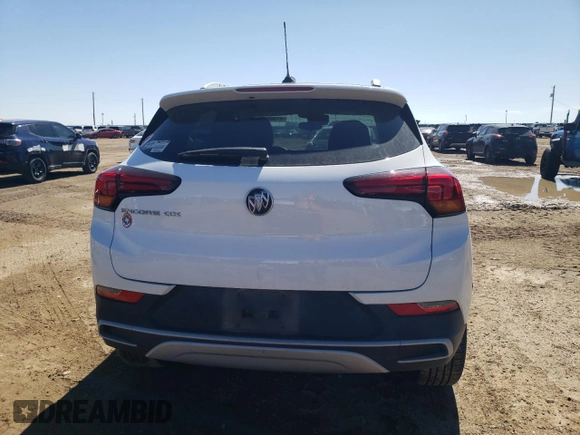 2022 Buick Encore GX Select with VIN KL4MMDS21NB131438, listed as a Copart auction lot 47560475 with 34,241 mi miles and Salvage title. Bid and sale history available at DreamBid. Image 6.