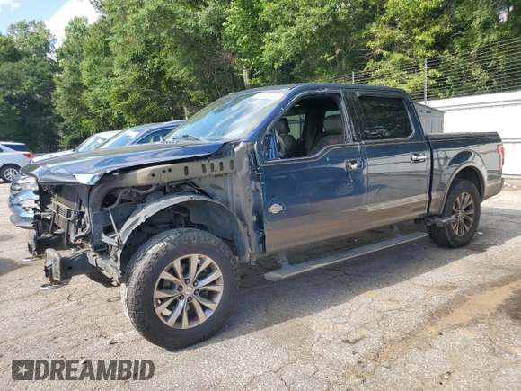 2017 Ford F-150 XL with VIN 1FTEW1EF2HFA92356, listed as a Copart auction lot 60328435 with 147,525 mi miles and Salvage title. Bid and sale history available at DreamBid. Image 1.
