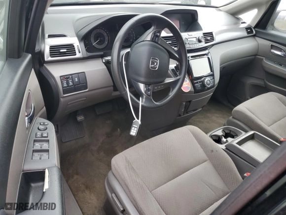 2014 Honda Odyssey EX with VIN 5FNRL5H43EB013787, listed as a Copart auction lot 76484784 with 0 mi miles and Salvage Title. Bid and sale history available at carsss.com. Image 8.