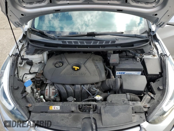 2015 Hyundai Elantra SE z VIN 5NPDH4AE3FH589861, wystawiony jako Copart lot #55177795 z przebiegiem 114 126 mil mil oraz Tytuł czysty. Historia ofert i sprzedaży dostępna na DreamBid. Obrazek 11.