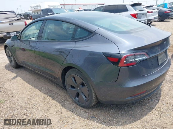 2023 Tesla Model 3 with VIN 5YJ3E1EA7PF409243, listed as a IAAI auction lot 42305360 with Not provided miles and . Bid and sale history available at DreamBid. Image 3.