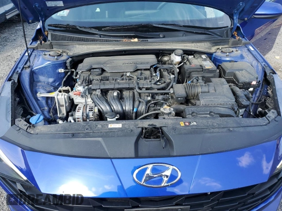 2023 Hyundai Elantra SEL with VIN KMHLM4AG6PU498580, listed as a Copart auction lot 48517715 with 24,079 mi miles and Salvage Title. Bid and sale history available at DreamBid. Image 11.