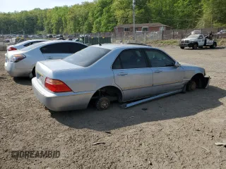 2002 Acura RL with VIN JH4KA96532C008378, listed as a Copart auction lot 53625735 with 0 mi miles and Salvage Title. Bid and sale history available at carsss.com. Image 3.