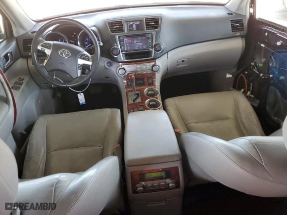 2013 Toyota Highlander Hybrid Limited with VIN JTEDC3EH9D2018432, listed as a Copart auction lot 53140295 with 106,817 mi miles and Salvage Title. Bid and sale history available at carsss.com. Image 8.