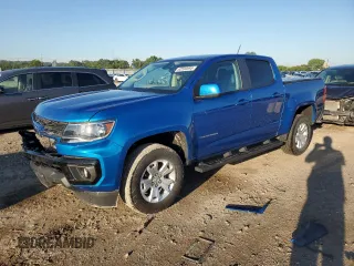2022 Chevrolet Colorado 2WD LT with VIN 1GCGSCEN9N1330204, listed as a Copart auction lot 62593695 with 26,808 mi miles and Salvage title. Bid and sale history available at DreamBid. Image 1.