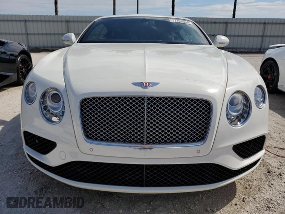 2016 Bentley Continental GT with VIN SCBFT7ZA6GC053724, listed as a Copart auction lot 77163994 with 37,984 mi miles and Salvage Title. Bid and sale history available at DreamBid. Image 5.