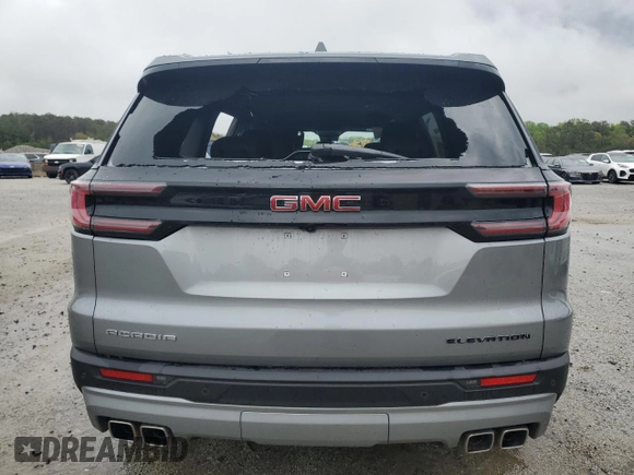 2025 GMC Acadia FWD Elevation z VIN 1GKENKRS6SJ146069, wystawiony jako Copart lot #51299725 z przebiegiem 2 665 mil mil oraz Czysty tytuł • Clean title. Historia ofert i sprzedaży dostępna na DreamBid. Obrazek 6.
