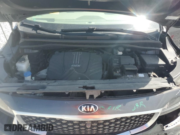 2017 Kia Sedona SX-L with VIN KNDME5C12H6278055, listed as a Copart auction lot 52092425 with 140,041 mi miles and Salvage Title. Bid and sale history available at carsss.com. Image 12.