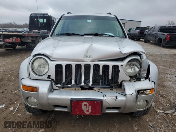 2004 Jeep Liberty Limited with VIN 1J4GK58K44W209296, listed as a Copart auction lot 86825864 with 119,766 mi miles and Salvage Title. Bid and sale history available at DreamBid. Image 5.