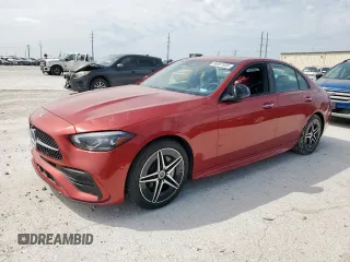 2023 Mercedes-Benz C 300 with VIN W1KAF4HB0PR109991, listed as a Copart auction lot 50087035 with 5,548 mi miles and Salvage Title. Bid and sale history available at DreamBid. Image 1.