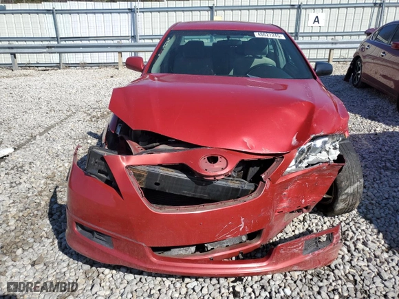 2007 Toyota Camry CE with VIN 4T1BE46K67U024926, listed as a Copart auction lot 48627245 with 0 mi miles and Salvage Title. Bid and sale history available at carsss.com. Image 5.