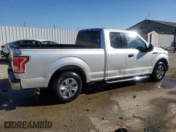 2015 Ford F-150 XL with VIN 1FTEX1CP0FKF14279, listed as a Copart auction lot 82158104 with 112,748 mi miles and Salvage Title. Bid and sale history available at carsss.com. Image 3.