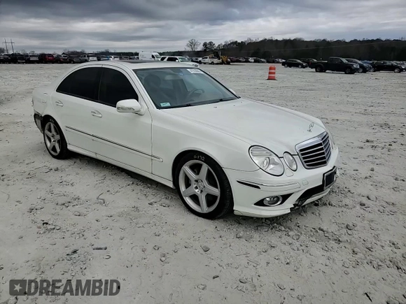 2009 Mercedes-Benz E-Class Luxury 3.5L with VIN WDBUF56X39B362163, listed as a Copart auction lot 47314845 with 105,375 mi miles and Salvage Title. Bid and sale history available at carsss.com. Image 10.