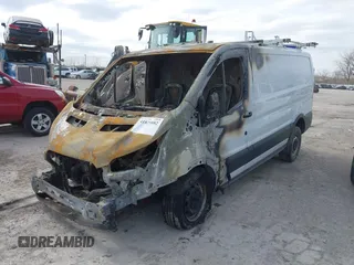 2018 Ford Transit with VIN 1FTYR1YM1JKB43857, listed as a IAAI auction lot 41825882 with Not Provided miles. Bid and sale history available at carsss.com. Image 2.