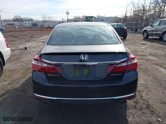 2017 Honda Accord Sedan Sport with VIN 1HGCR2F52HA194863, listed as a IAAI auction lot 41654121 with 61,662 mi miles. Bid and sale history available at carsss.com. Image 16.