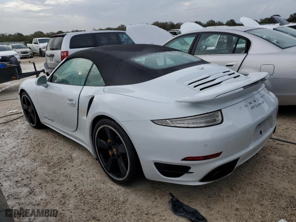 2016 Porsche 911 Turbo S with VIN WP0CD2A99GS178207, listed as a Copart auction lot 76507934 with 0 mi miles and Non Repairable. Bid and sale history available at carsss.com. Image 2.