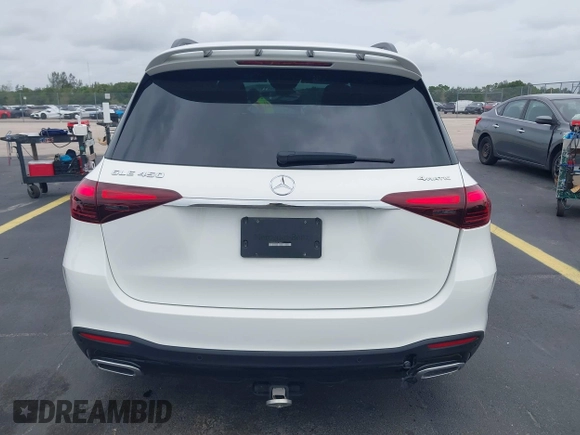 2024 Mercedes-Benz GLE 450 with VIN 4JGFB5KB6RB158663, listed as a IAAI auction lot 42415861 with 19,110 mi miles and . Bid and sale history available at DreamBid. Image 16.
