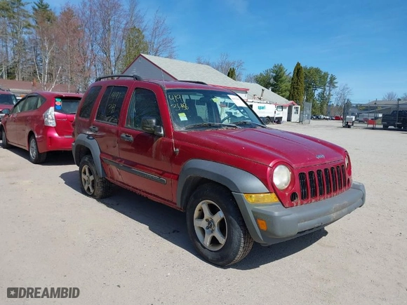 2007 Jeep Liberty Sport with VIN 1J4GL48K67W646261, listed as a IAAI auction lot 41913458 with 204,553 mi miles. Bid and sale history available at carsss.com. Image 1.