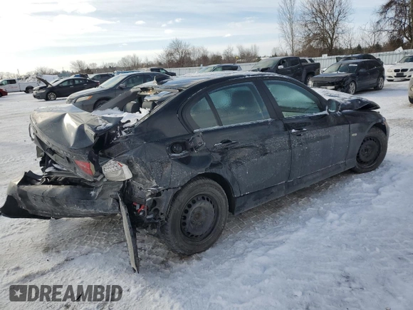 2009 BMW 3 Series 323i with VIN WBAPG73579A401821, listed as a Copart auction lot 43933955 with Not provided miles and Non repairable. Bid and sale history available at DreamBid. Image 3.