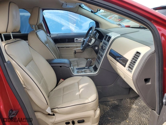 2010 Lincoln MKX with VIN 2LMDJ8JC0ABJ05448, listed as a Copart auction lot 46239695 with 0 mi miles and Salvage Title. Bid and sale history available at carsss.com. Image 7.