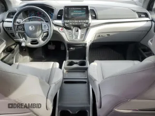 2019 Honda Odyssey EX-L with VIN 5FNRL6H75KB042882, listed as a Copart auction lot 49589845 with 90,835 mi miles and Salvage Title. Bid and sale history available at DreamBid. Image 8.
