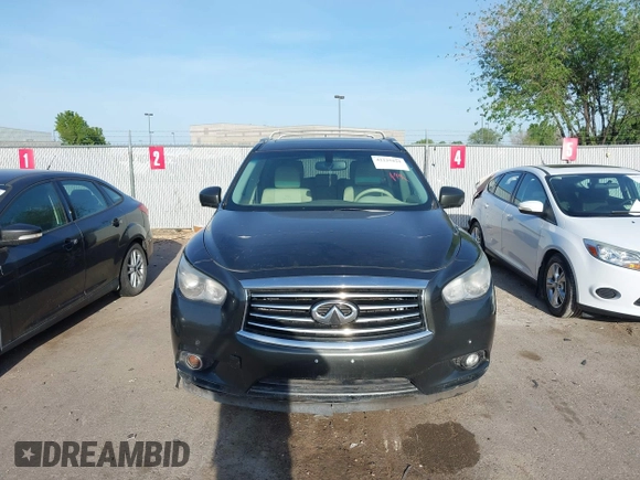 2013 Infiniti JX35 z VIN 5N1AL0MM0DC302090, wystawiony jako IAAI lot #42225621 z przebiegiem 198 767 mil mil oraz . Historia ofert i sprzedaży dostępna na DreamBid. Obrazek 12.