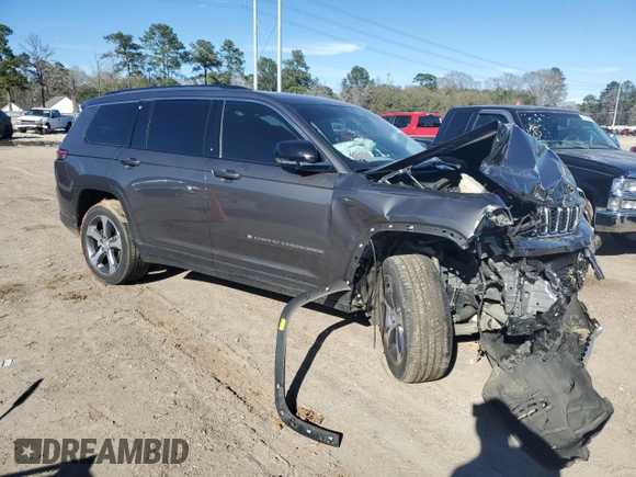 2023 Jeep Grand Cherokee Limited z VIN 1C4RJJBG9P8734457, wystawiony jako Copart lot #48214425 z przebiegiem Nie podano mil oraz Szkoda całkowita • Salvage title. Historia ofert i sprzedaży dostępna na DreamBid. Obrazek 4.