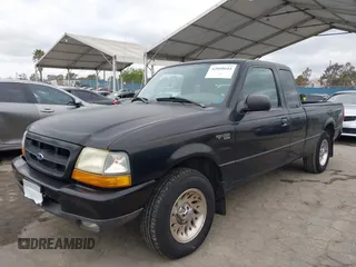 1999 Ford Ranger XL with VIN 1FTYR14X8XTA10015, listed as a IAAI auction lot 42068644 with 52,621 mi miles. Bid and sale history available at carsss.com. Image 2.
