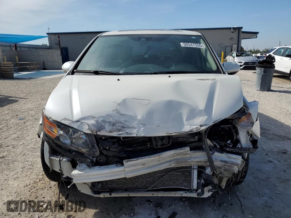 2014 Honda Odyssey Touring with VIN 5FNRL5H98EB059790, listed as a Copart auction lot 50547555 with Not Provided miles and Salvage Title. Bid and sale history available at DreamBid. Image 5.