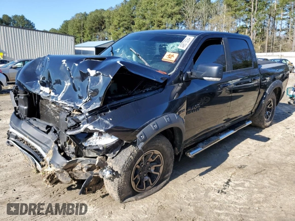 2015 Ram 1500 Rebel z VIN 1C6RR7YT7FS771791, wystawiony jako Copart lot #49873094 z przebiegiem 119 875 mil mil oraz Szkoda całkowita • Salvage title. Historia ofert i sprzedaży dostępna na DreamBid. Obrazek 1.