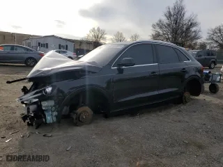 2016 Audi Q3 Premium Plus with VIN WA1EFCFS6GR018503, listed as a Copart auction lot 82175774 with 92,010 mi miles and Salvage Title. Bid and sale history available at carsss.com. Image 1.