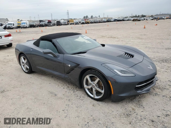 2014 Chevrolet Corvette 3LT with VIN 1G1YF3D70E5127778, listed as a Copart auction lot 41439415 with 38,572 mi miles and Salvage Title. Bid and sale history available at carsss.com. Image 4.