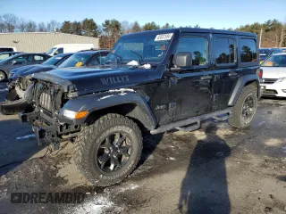 2022 Jeep Wrangler Unlimited Sport S with VIN 1C4HJXDG9NW102093, listed as a Copart auction lot 85537594 with 53,622 mi miles and Salvage Title. Bid and sale history available at carsss.com. Image 1.