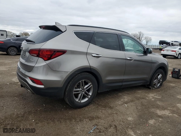 2017 Hyundai Santa Fe Sport 2.4L with VIN 5NMZU3LB6HH018718, listed as a Copart auction lot 81143954 with 149,742 mi miles and Salvage Title. Bid and sale history available at carsss.com. Image 3.