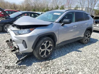 2019 Toyota RAV4 LE with VIN 2T3F1RFV9KW040333, listed as a Copart auction lot 53866785 with 65,021 mi miles and Salvage title. Bid and sale history available at DreamBid. Image 1.