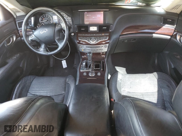 2013 Infiniti M37 with VIN JN1BY1AP7DM511547, listed as a Copart auction lot 52928405 with 116,278 mi miles and Salvage Title. Bid and sale history available at carsss.com. Image 8.