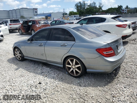 2014 Mercedes-Benz C 250 Sport with VIN WDDGF4HB5EA959413, listed as a Copart auction lot 54535425 with 128,926 mi miles and Clean Title. Bid and sale history available at DreamBid. Image 2.