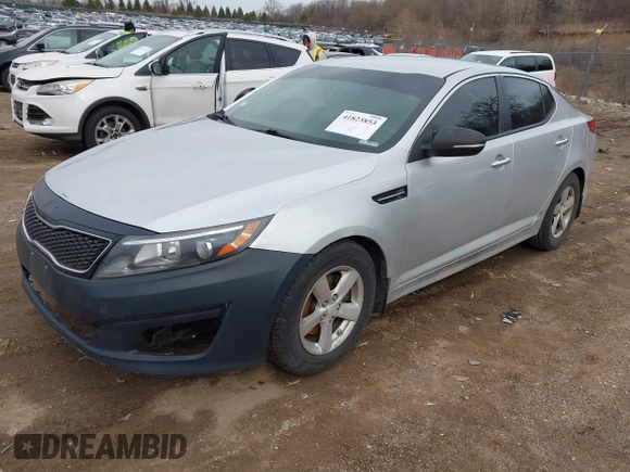 2014 Kia Optima LX z VIN KNAGM4A73E5495744, wystawiony jako IAAI lot #41823853 z przebiegiem 212 900 mil mil oraz . Historia ofert i sprzedaży dostępna na DreamBid. Obrazek 2.