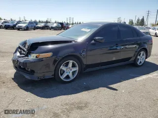 2005 Acura TL with VIN 19UUA66215A058180, listed as a Copart auction lot 52783085 with 43,976 mi miles and Salvage Title. Bid and sale history available at carsss.com. Image 1.
